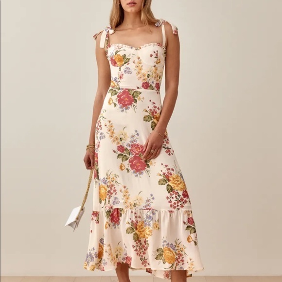 Reformation Nikita Dress In Bouquet *New*